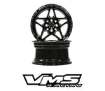 VMS Racing Delta Drag Pack Wheels Rims Set 15x3.5 +10 & 15x8 +20 5x100 5x114.3