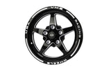 VMS Racing Black Milled V-Star 15X3.5 5 lug 5x120.7 | 5x4.75" | 1.75" BS | -13 ET |