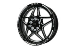 VMS Racing Delta Front Or Rear Drag Wheel Rim Set Of 2 15x3.5 4X100 & 4X114 +10