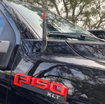 Anti-Theft .50 Caliber Bullet Stubby Short Antenna Fits Ford F150 F250 Ranger Raptor King Ranch Lariat Platinum