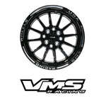 VMS Racing Rear Or Front Black Hawk Drag Wheel 15X8 5X100 5x114.3 +20 - x2