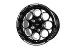 VMS Racing Street Or Drag Black Milled Modulo Wheel Rim 15X10 5X114.3 (5X4.5") +20 OFFSET (6.5" BACKSPACING)