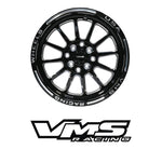 VMS Racing Rear Or Front Black Hawk Drag Wheel 15X8 4X100 4x114.3 +20