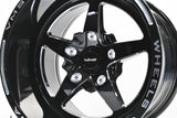 VMS Racing Street Drag Pack V Star 5 Spoke Wheels Rims 15X10 & 15x3.5 5X114.3 (5X4.5") -25 ET (4.5" BS)