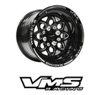 VMS Racing Rocket Black Milling Wheel Front Or Rear 13X9 4X100/114.3 0 ET 73.1 CB