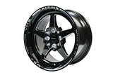 VMS Racing Black Milled Drag Pack V-Star 5 lug 15x3.5 & 15x8 5x114.3 (5x4.5") 5.3” BS